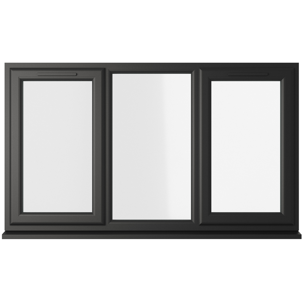 Crystal-Direct Triple Glazed Window 1770 x 1040mm - Black/White