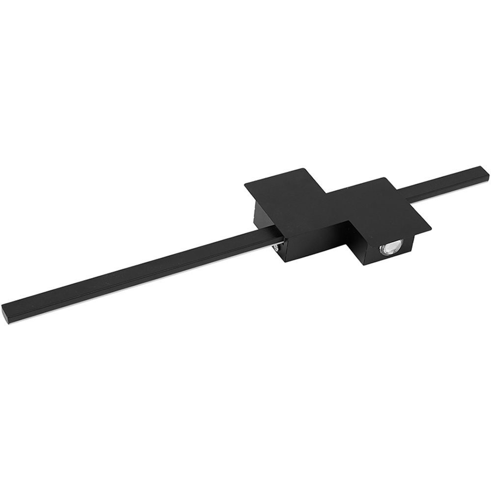 Living and Home Modern Black Aluminium LED Wall Light 11W