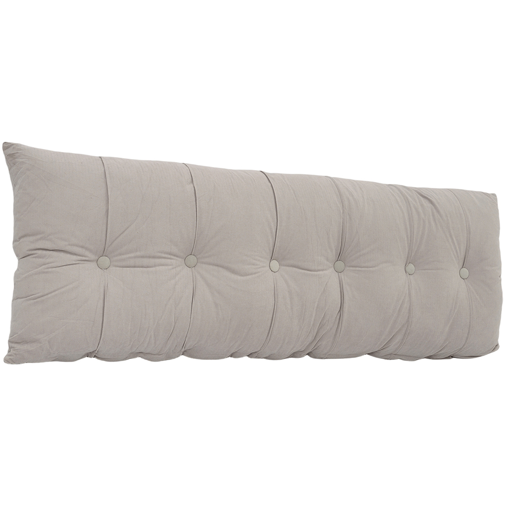Living and Home Dark Grey Chenille Headboard Pillow 60 x 180cm