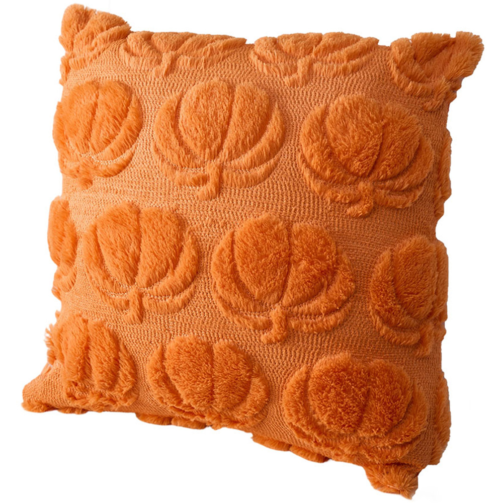 Living and Home Orange Pumpkin Soft Plush Throw Pillow 45 x 45cm