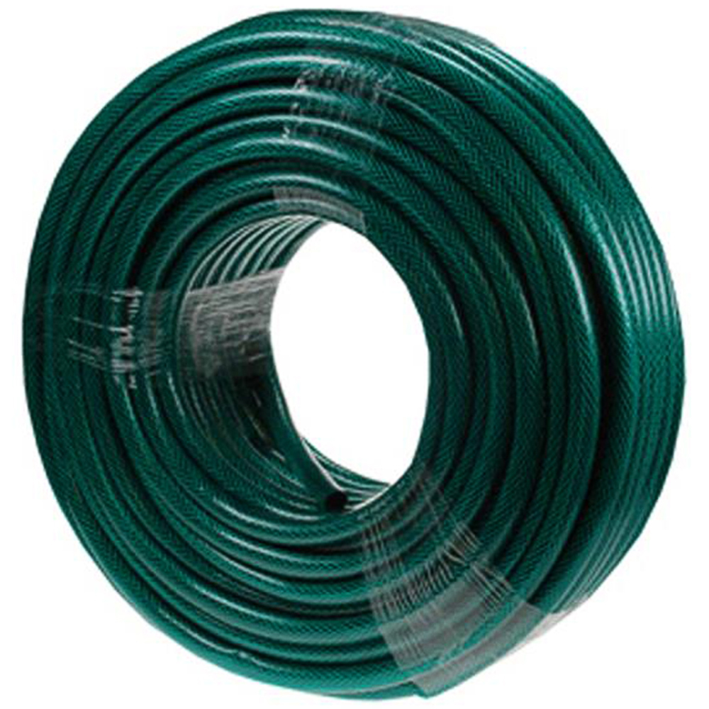 Samuel Alexander 3 Layer Braided Reinforced Green Garden Hose Pipe 15m