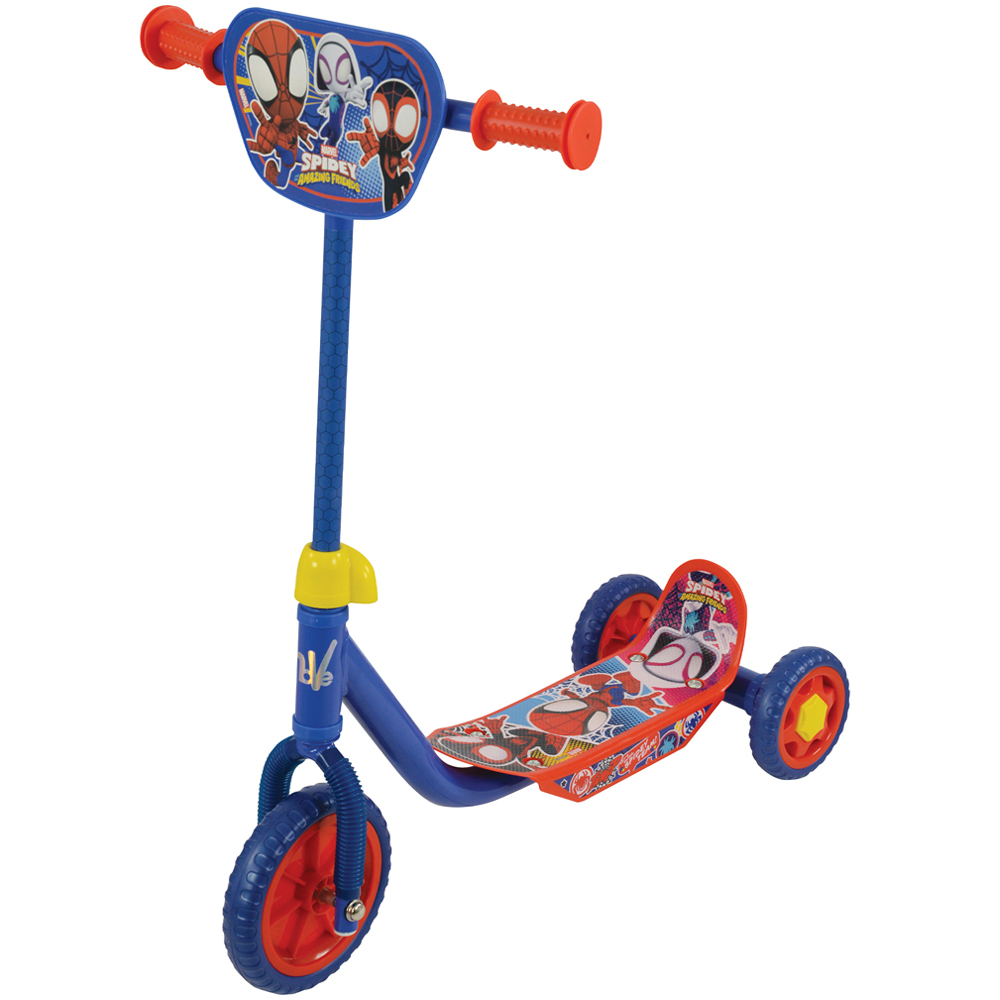 Spidey and His Amazing Friends Deluxe Height Adjustable Kids Tri Scooter