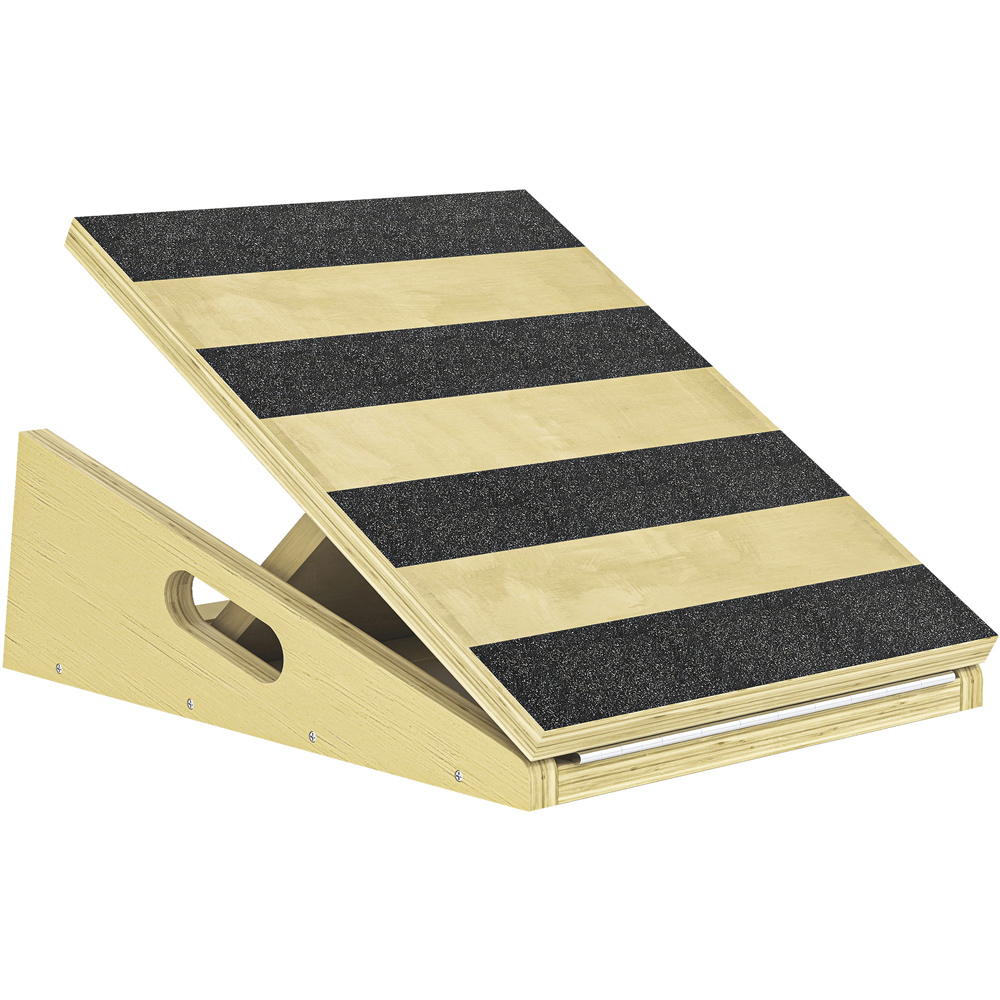 SPORTNOW Portable Slant Board Calf Stretcher with 4 Adjustable Angles