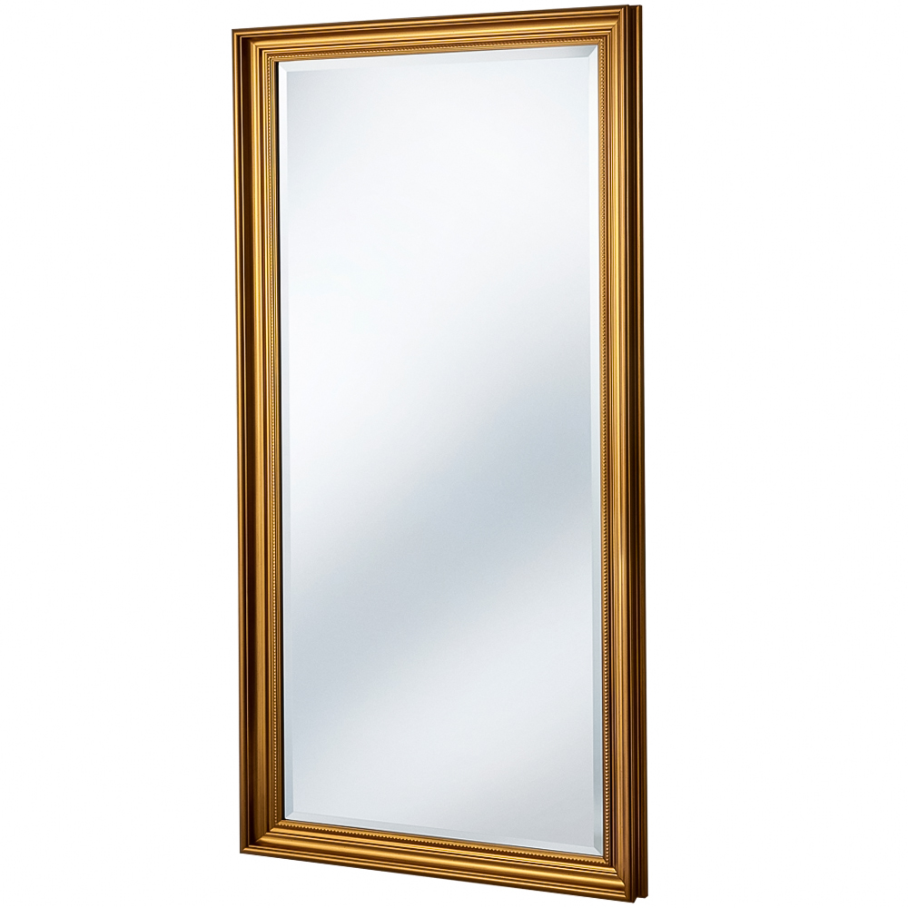 Yearn Gold Framed Beaded Classic Bevelled Full Length Wall Mirror 165 x 74cm