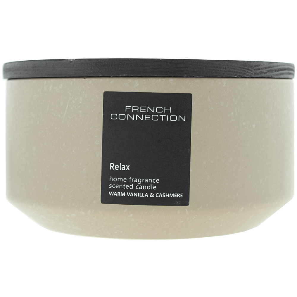French Connection - Scented Candle - Warm Vanilla and Cashmere - Shea Butter Wax