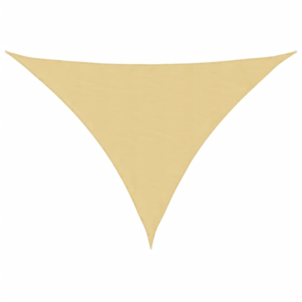 vidaXL Yellow Triangular Sun Shade Sail 7 x 5 x 5cm