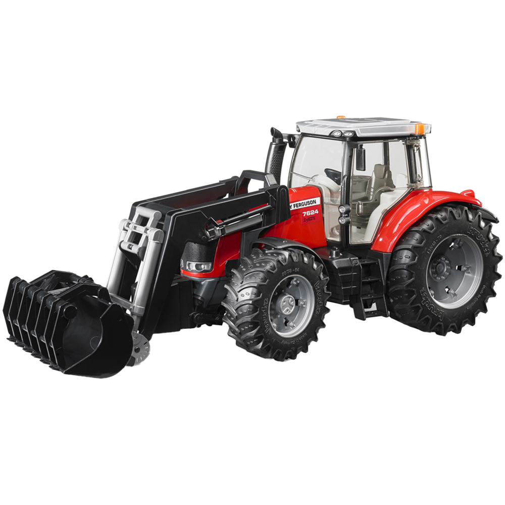Bruder Massey Ferguson 7624 Tractor with Frontloader - Red