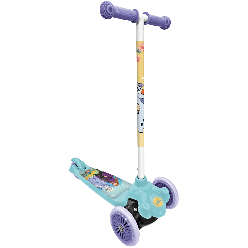 Mondo Kids Disney Frozen 3 Wheel Twist and Roll Scooter with Lean-to-Steer Design