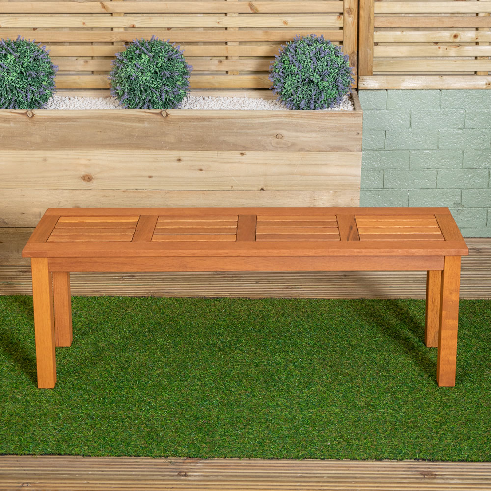 Samuel Alexander Coniston 2 Seater Wooden Garden Bench Stool