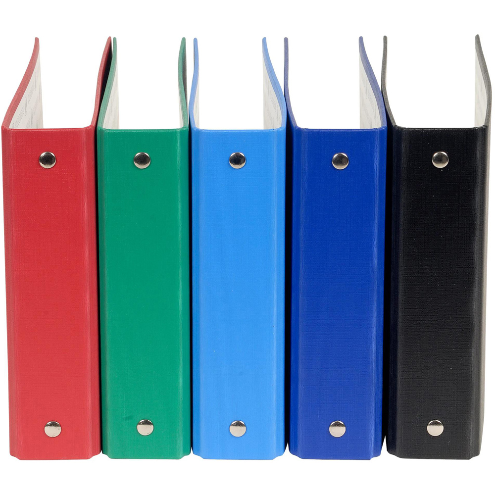 Exacompta Multicolour PP Board 2-Ring Binder 10 x 15mm 10 Pack