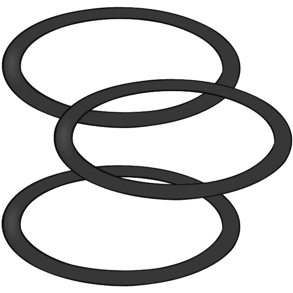 Nordlux Rubber Light Seal Set - Black - 3 Pack