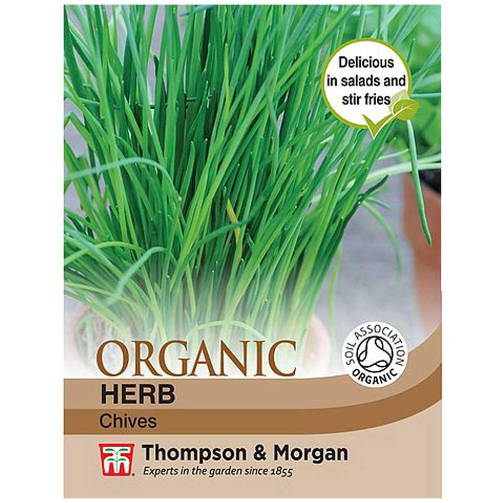 Thompson and Morgan Organic Herb Chives Seeds