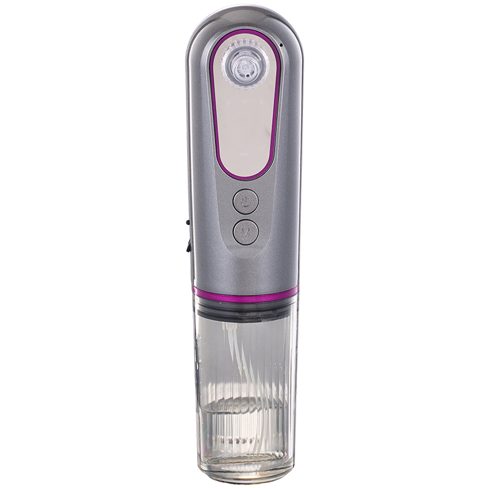 Living and Home Rechargeable Blackhead Remover with 3 Suction Modes and 5 Replacement Tips