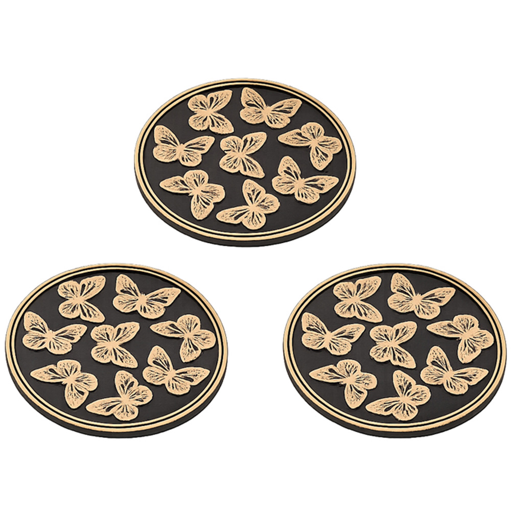 Avilo - Butterfly Garden Stepping Stone - 3 Pack - Gold