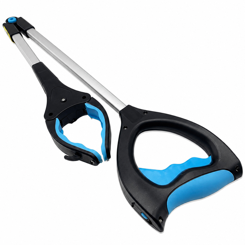 Avilo - Long Reach Grabber Tool - LED Light - Silver