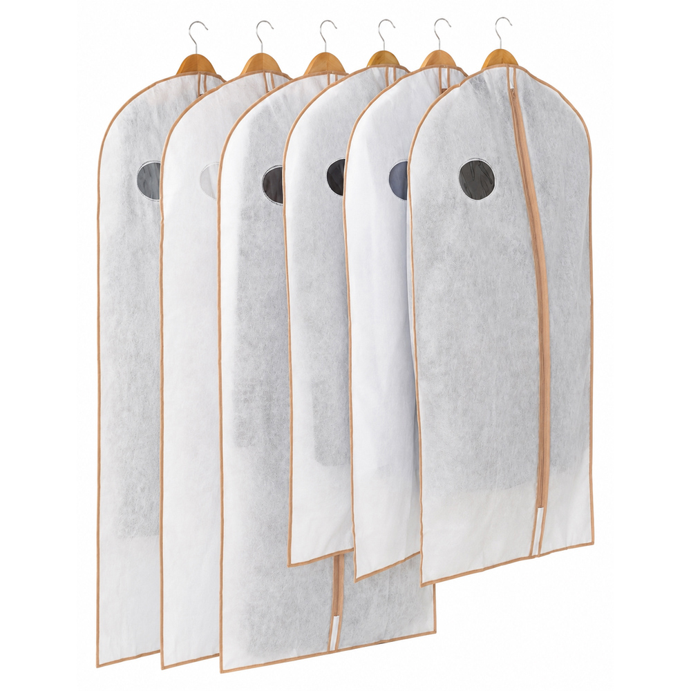 Avilo - Clothes Covers with Zipper - 6 Pack - Clear Back to School