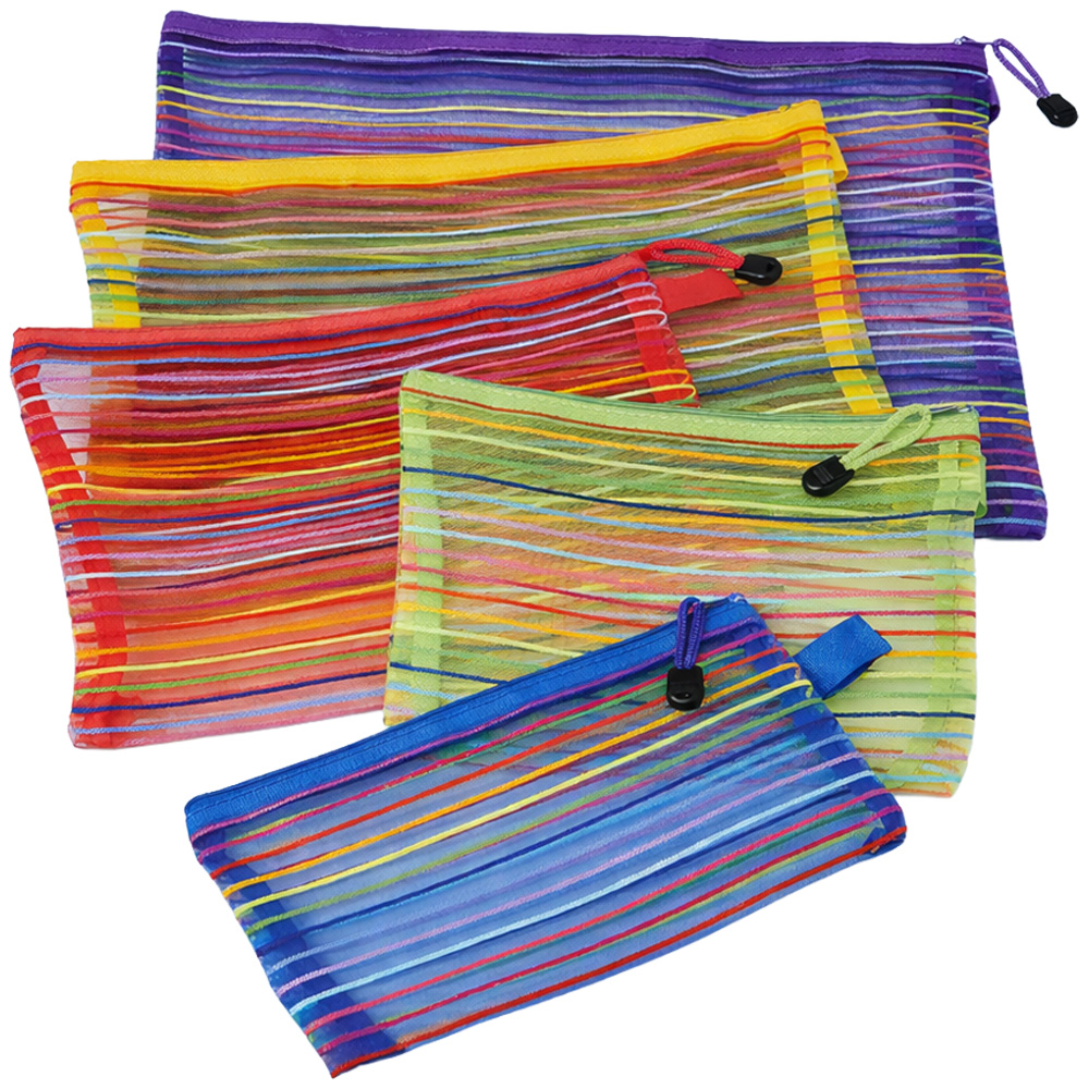 Avilo Mesh Zip-Up Travel Bags Set of 5