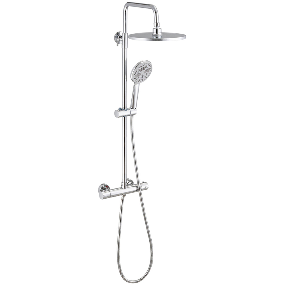 Living and Home Chrome-Plated Thermostatic Shower Mixer Set