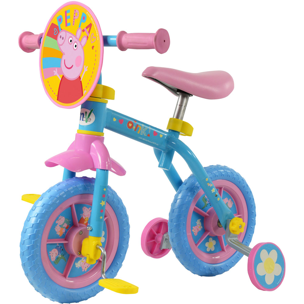 Peppa Pig My First 2-in-1 10 inch Training Bike
