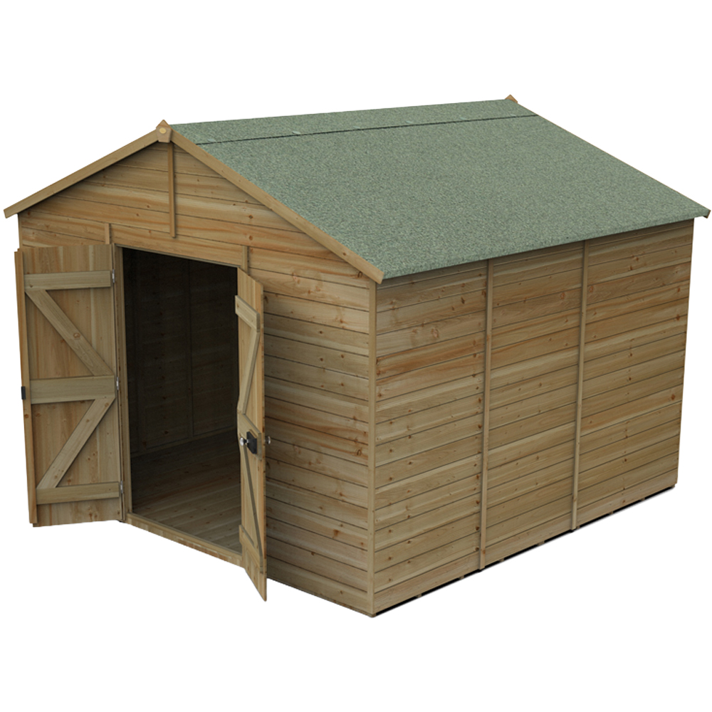 Forest Garden Timberdale 10 x 10ft Apex Shed