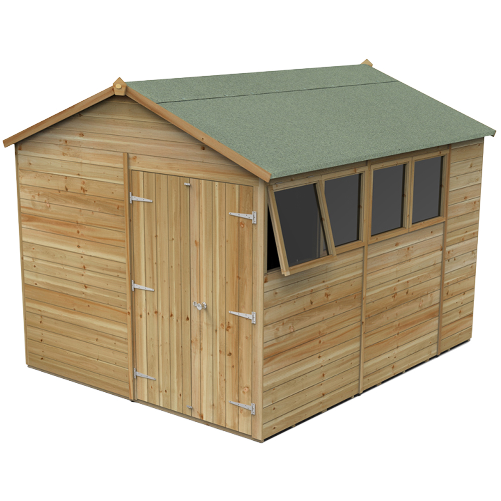 Forest Garden Timberdale 8 x 10ft Single Opening Apex Shed