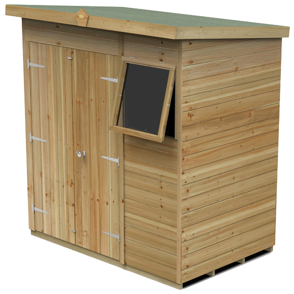 Forest Garden Timberdale 6 x 4ft Single Opening Pent Shed