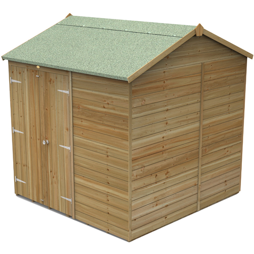 Forest Garden Timberdale 7 x 7ft Reverse Apex Garden Shed