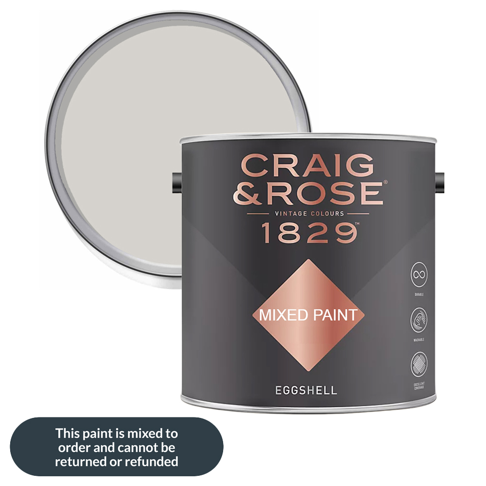 Craig & Rose 1829 Vintage Walls Wood and Metal Barony Eggshell Paint 2.5L