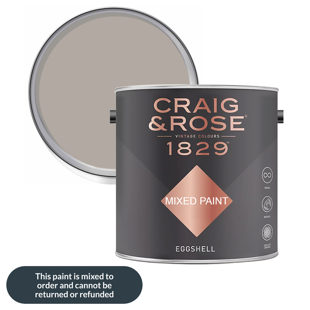 Craig & Rose 1829 Vintage Walls Wood and Metal Grisaille Eggshell Paint 2.5L