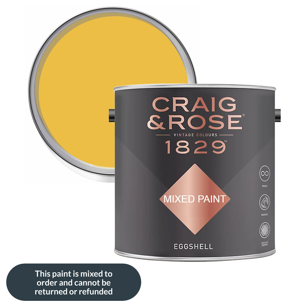 Craig & Rose 1829 Vintage Walls Wood and Metal Lamplighter Eggshell Paint 2.5L
