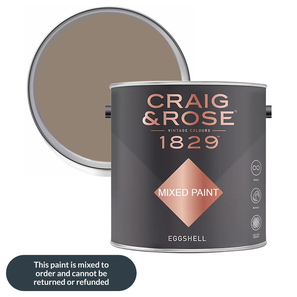 Craig & Rose 1829 Vintage Walls Wood and Metal Lucienne Olive Eggshell Paint 2.5L