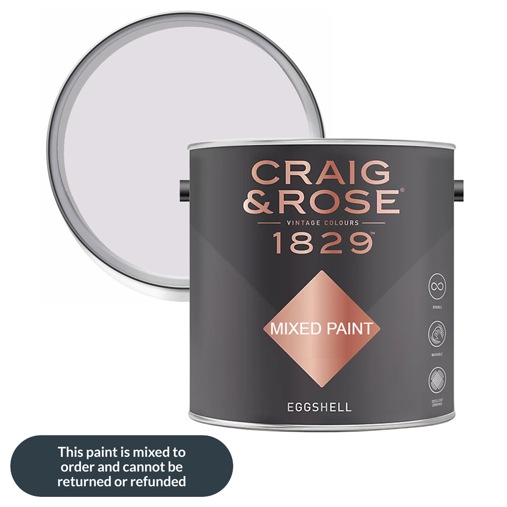 Craig & Rose 1829 Vintage Walls Wood and Metal Reverie Eggshell Paint 2.5L