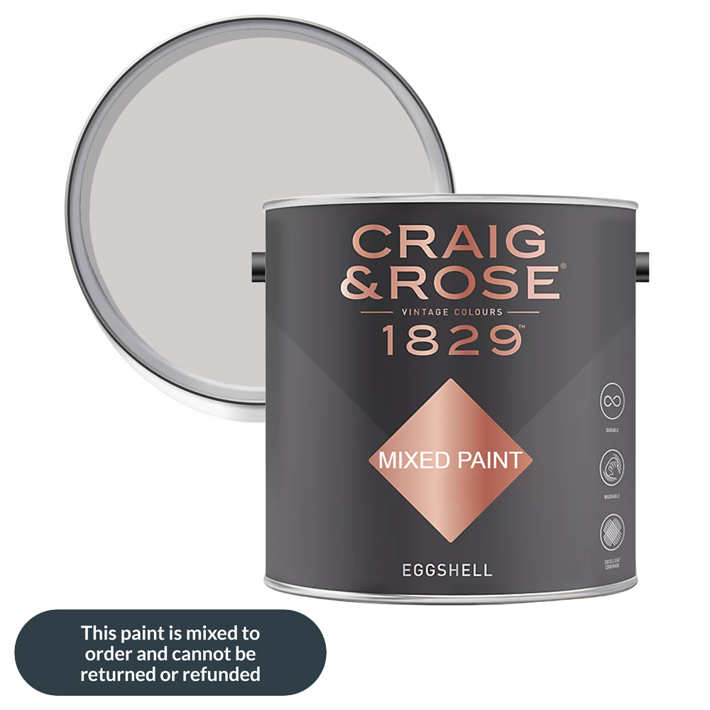 Craig & Rose 1829 Vintage Walls Wood and Metal Strawberry Hill Eggshell Paint 2.5L