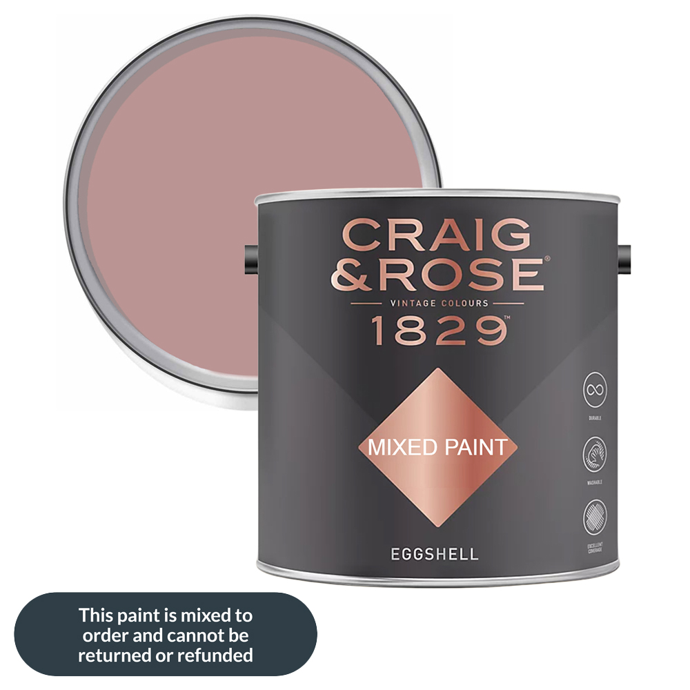 Craig & Rose 1829 Vintage Walls Wood and Metal Wedgwood Lilac Eggshell Paint 2.5L