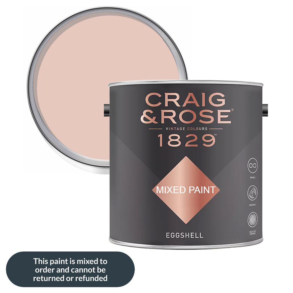 Craig & Rose 1829 Vintage Walls Wood and Metal Alhambra Stone Gloss Mixed Paint 2.5L
