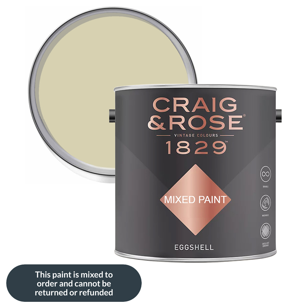 Craig & Rose 1829 Vintage Walls Wood and Metal Eau De Nil Gloss Mixed Paint 2.5L
