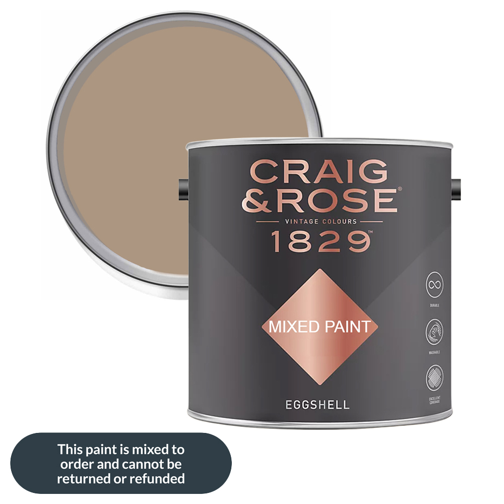 Craig & Rose 1829 Vintage Walls Wood and Metal Kashmir Beige Gloss Mixed Paint 2.5L