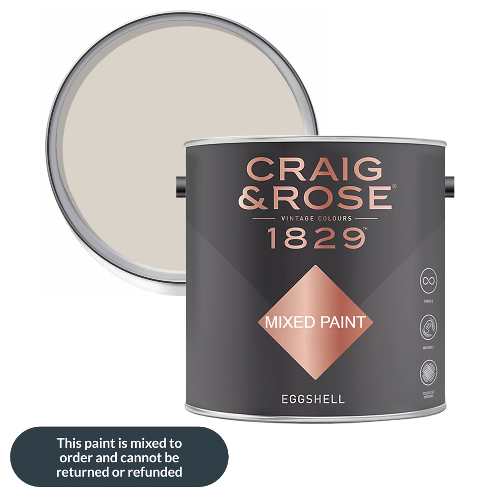 Craig & Rose 1829 Vintage Walls Wood and Metal Pipe Clay Gloss Mixed Paint 2.5L