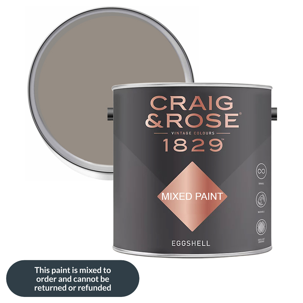 Craig & Rose 1829 Vintage Walls Wood and Metal Round Room Gloss Mixed Paint 2.5L