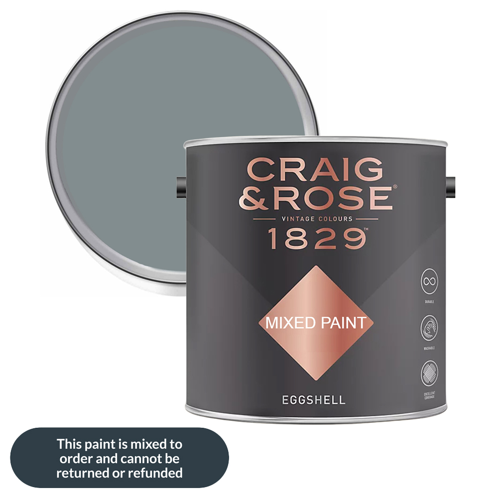 Craig & Rose 1829 Vintage Walls Wood and Metal Steel Pole Gloss Mixed Paint 2.5L