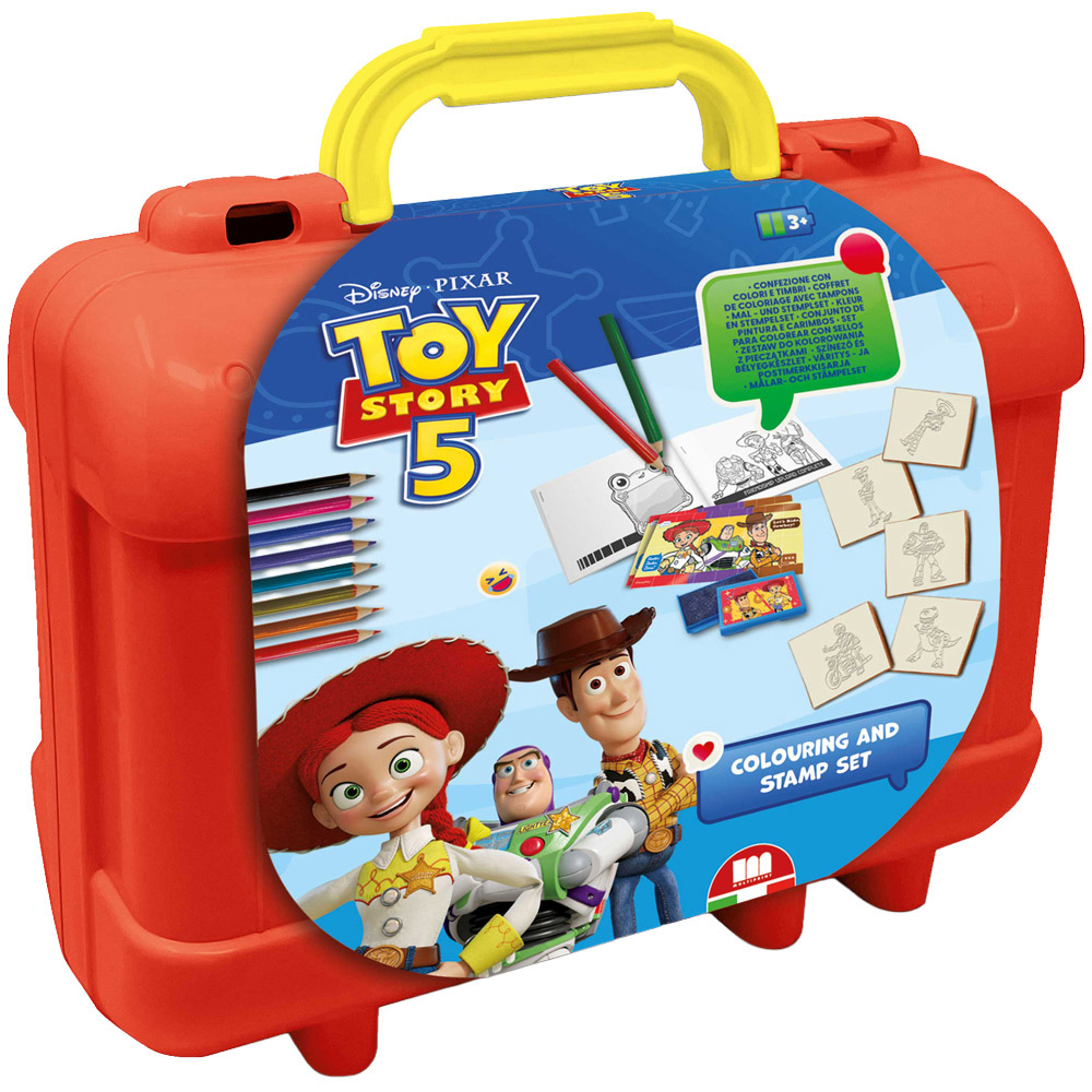 Multiprint Disney Pixar Toy Story 5 Kids Travel Colouring and Stamp Set