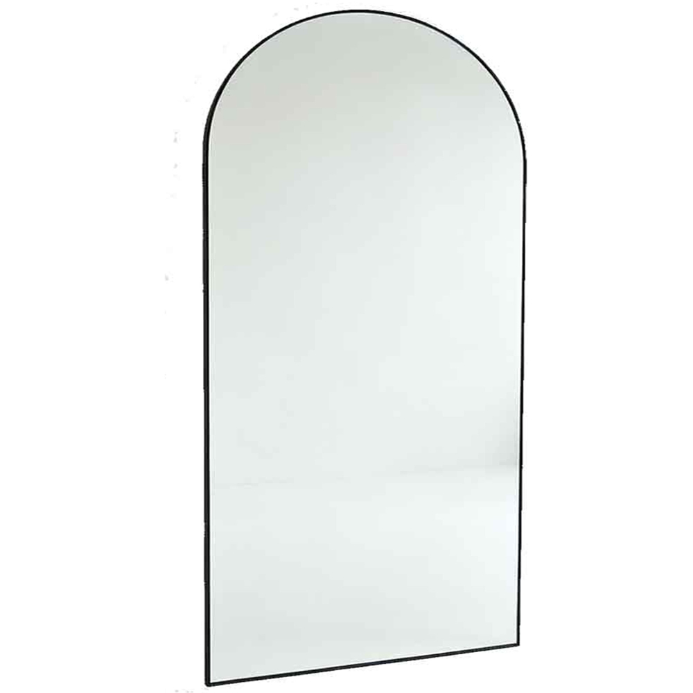 Gr8 Home Arched Full Length Mirror with Black Aluminium Frame 165 x 60cm