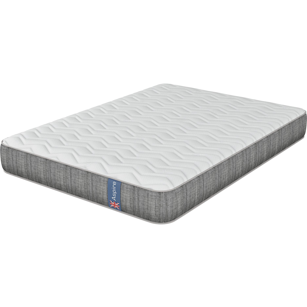 Aspire SleepCraft Small Single Medium Comfort Memory Foam Pocket Spring Hybrid Mattress