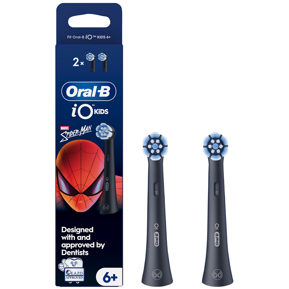 Oral-B iO Kids Marvel Spiderman Electric Toothbrush Heads 2 Pack