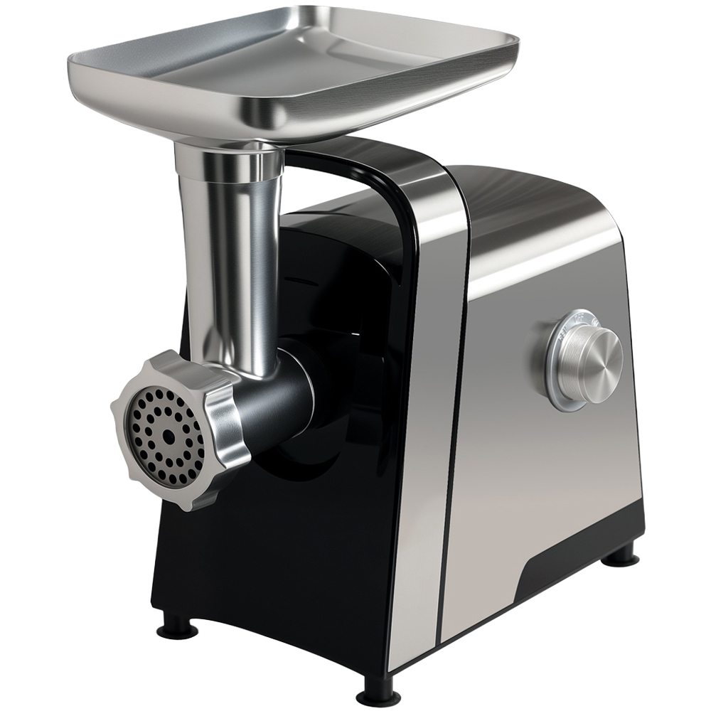 Mg1004-Uk Stainless Steel Electric Meat Grinder Mincer 2800W - Size: 26.5 X 15.5 X 24.5Cm - Wilko Black Spector