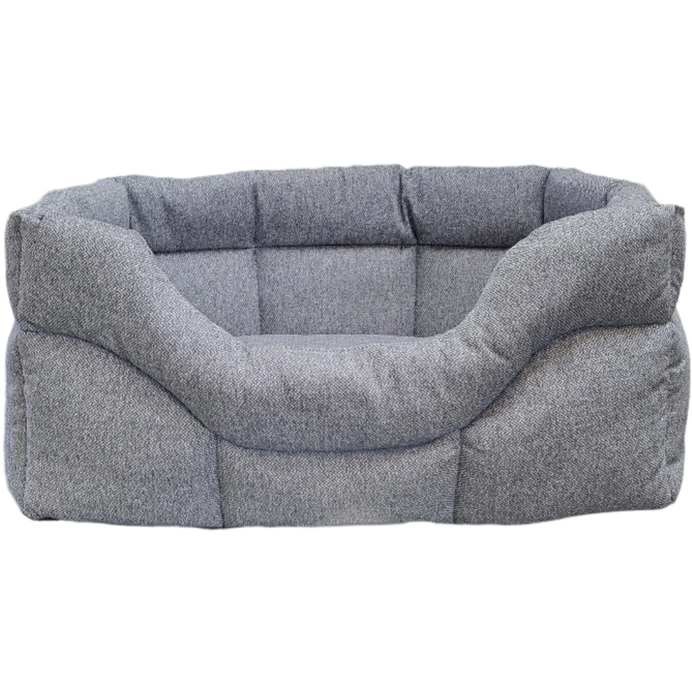 P&L Superior Pet Beds Ltd - Orkney Tweed Pet Bed - Rectangle - Grey - 88cm