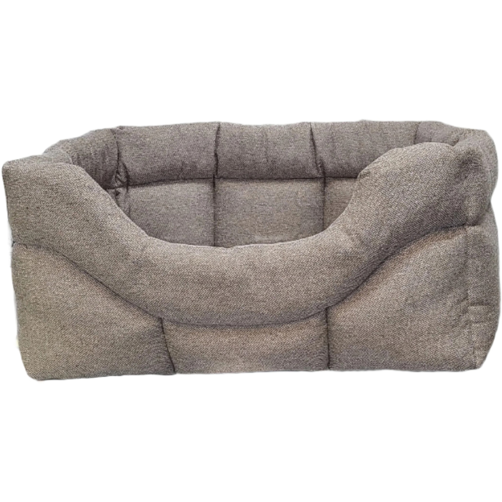 P&L Superior Pet Beds Ltd - Orkney Tweed Softee Rectangle Pet Bed - Large - Brown