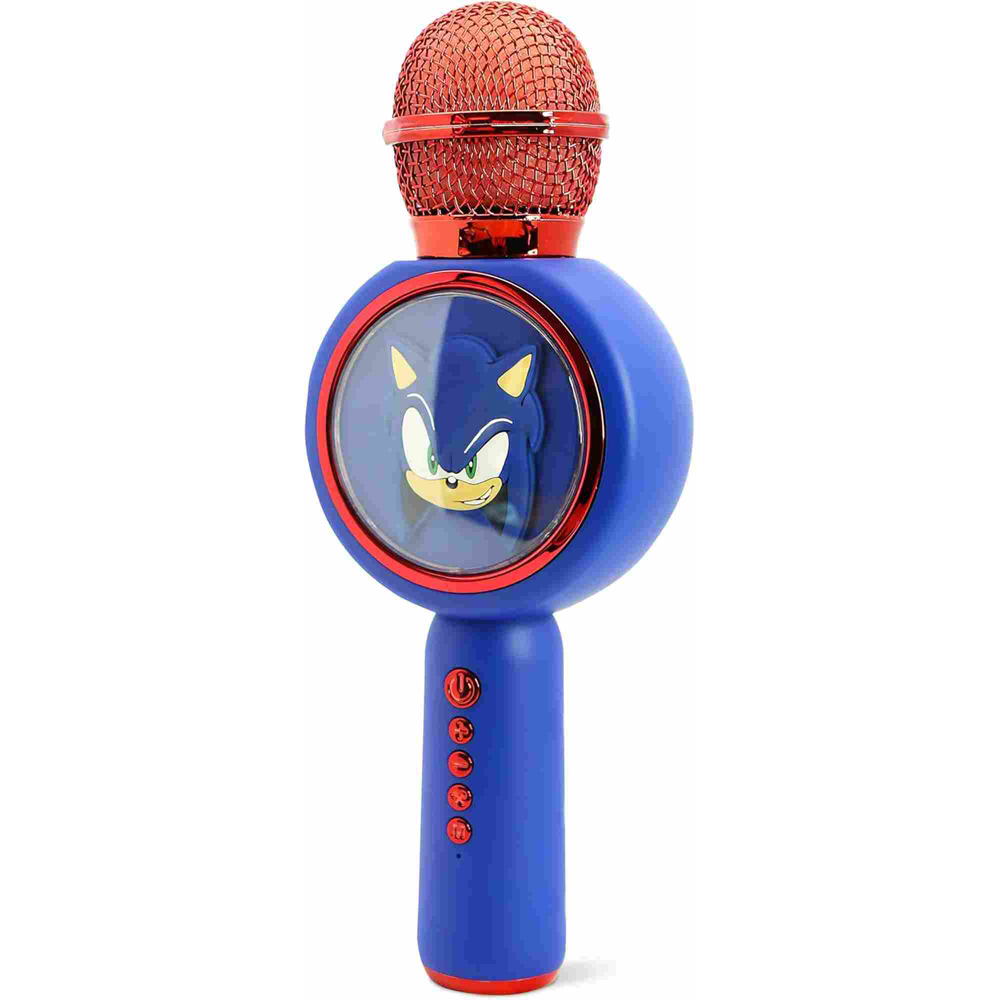 OTL Sonic The Hedgehog Karaoke Microphone and Wireless Speaker with LED Light