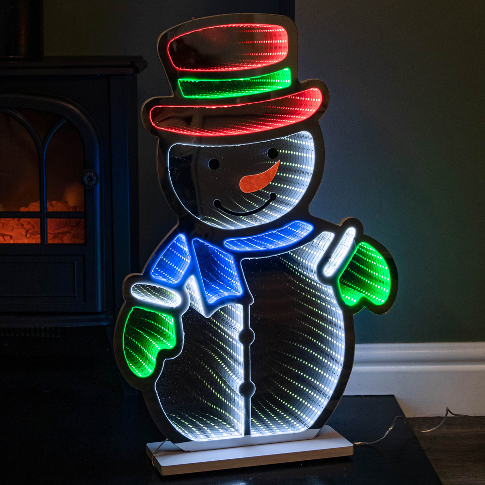 Samuel Alexander Light Up Snowman Infinity Christmas Decoration 60cm