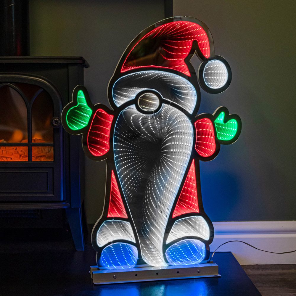 Samuel Alexander Infinity Christmas Santa on Metal Base 60cm